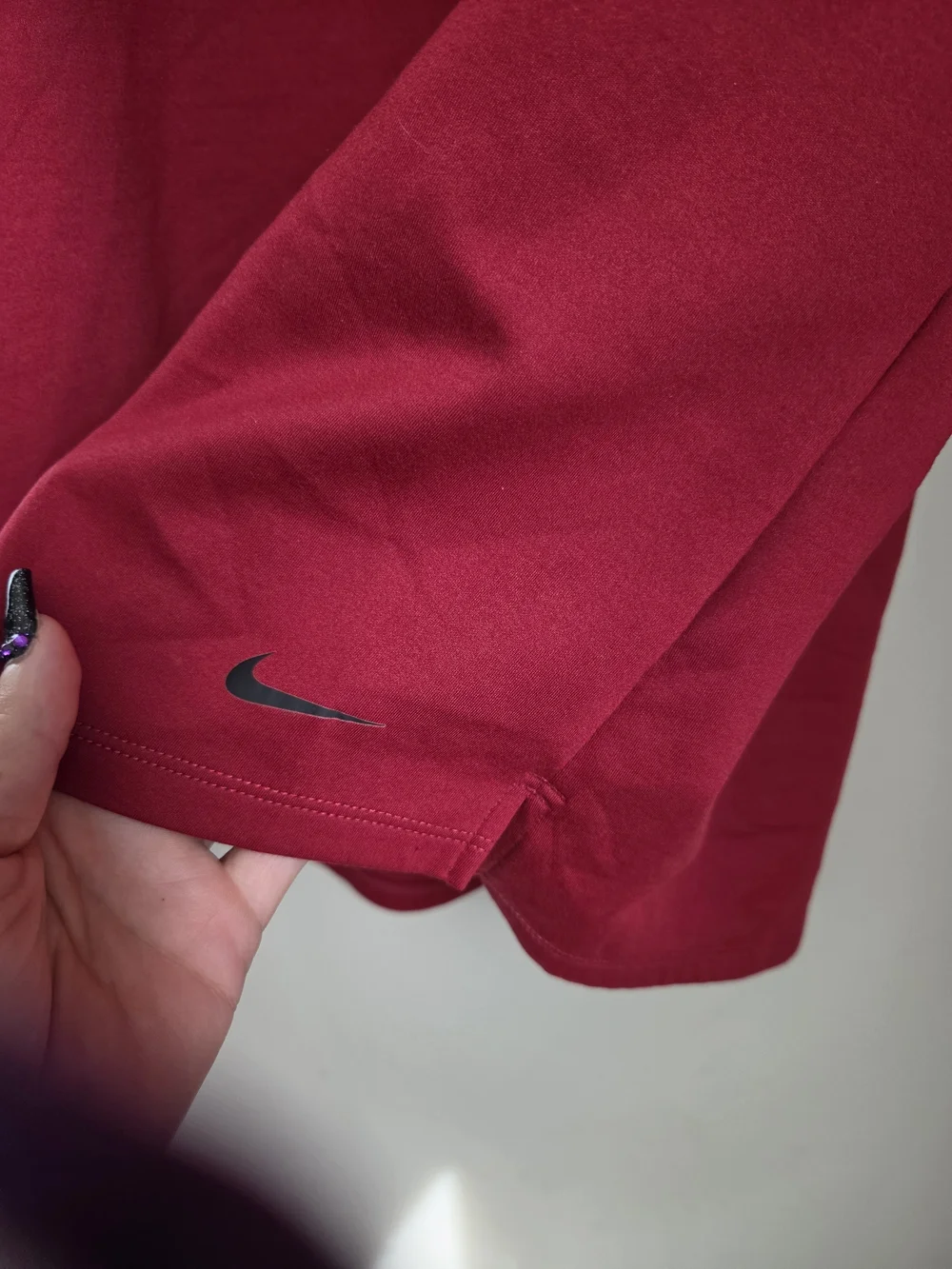 Nike Men’s Crimson Quarter-Zip Pullover Sweater Xl Extra Large Red Long Sleeve